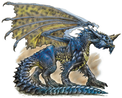 Dragon, Blue