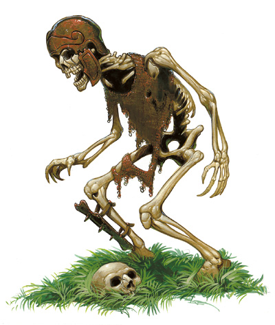 Skeleton, Infected